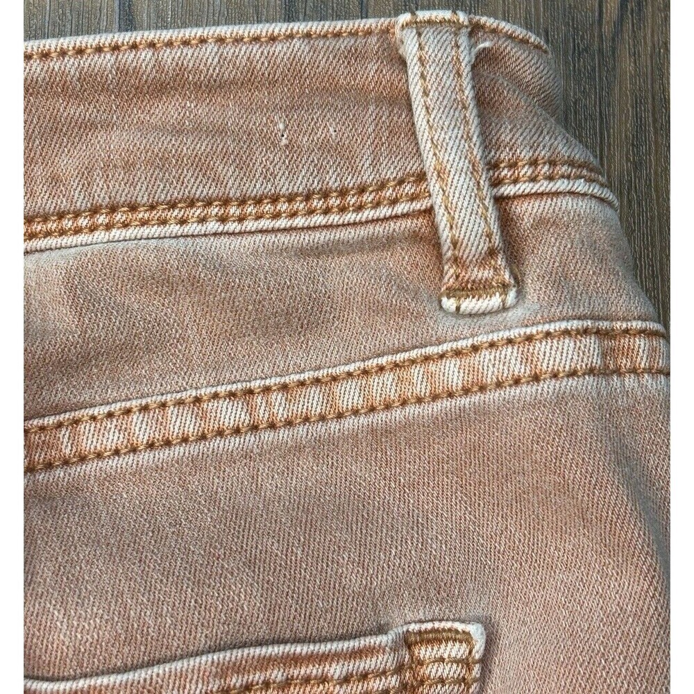 J.Jill Denim High Rise Cropped Women 12 Petite (12P) Rust Color Capri Stretch - Picture 7 of 13